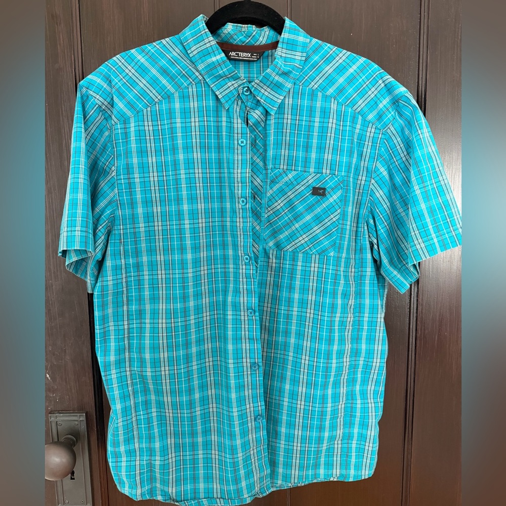 Arc'teryx Blue Plaid Men's Shirt